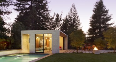 Modern Pool House and Garden (Sonoma)